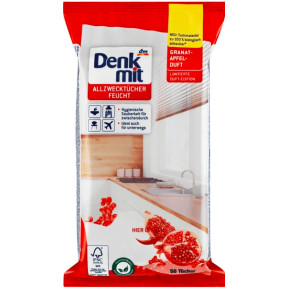 Влажные салфетки для уборки Denkmit Allzwecktücher Feucht Granat Duft, 50 шт